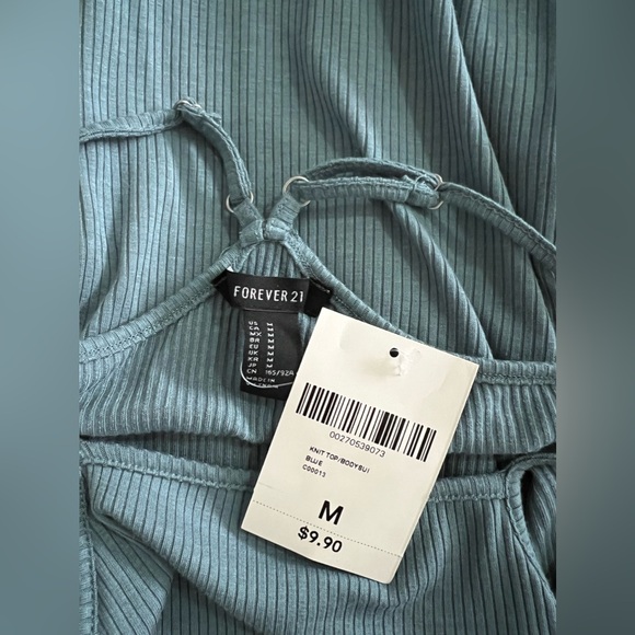 *NWT* FOREVER 21 TEAL RIBBED BODYSUIT - MEDIUM - Picture 7 of 7
